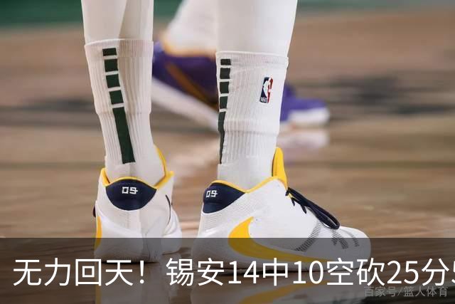 无力回天！锡安14中10空砍25分5板3断 罚球6中4
